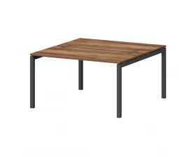 Бенч двойной на металлокаркасе СМС2-П-10К.149.Пр50 1000x1496x750 Смарт (pt) images