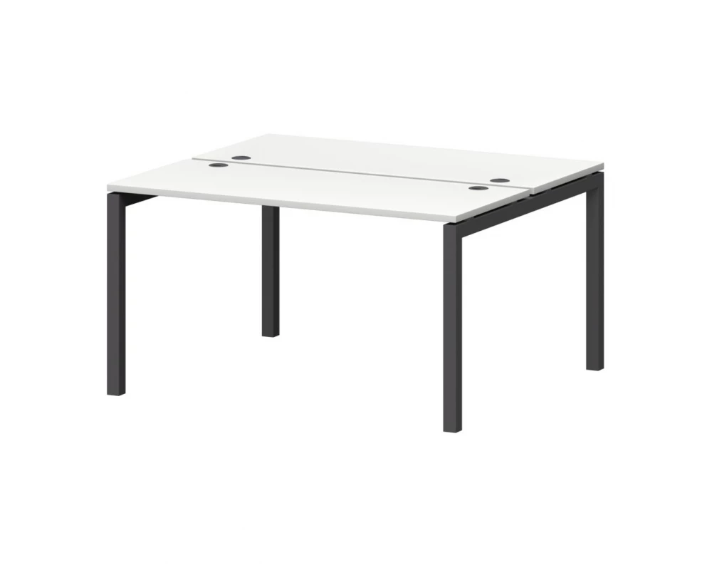 Бенч двойной на металлокаркасе СМС2-П-12К.120.Пр50 1200x1236x750 Смарт (pt)