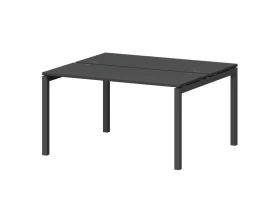 Бенч двойной на металлокаркасе СМС2-П-12К.120.Пр50 1200x1236x750 Смарт (pt) images