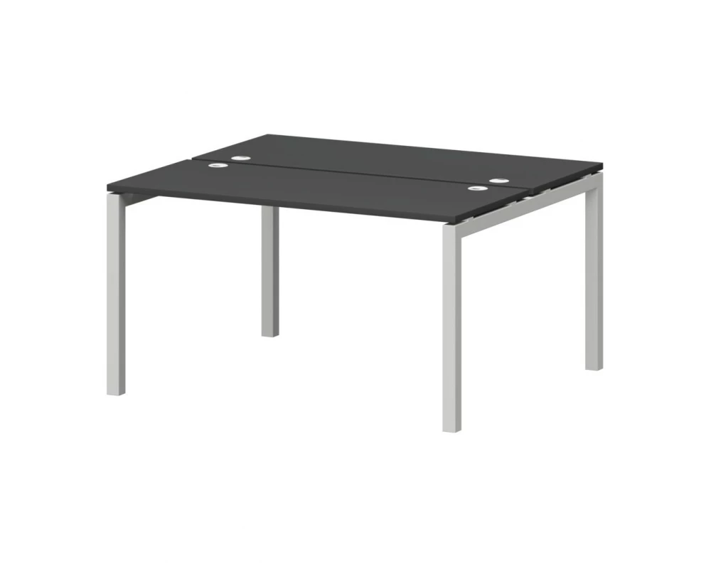 Бенч двойной на металлокаркасе СМС2-П-12К.120.Пр50 1200x1236x750 Смарт (pt)