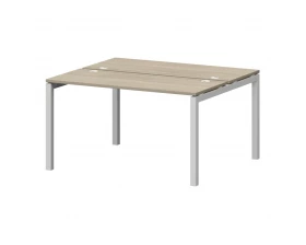 Бенч двойной на металлокаркасе СМС2-П-12К.120.Пр50 1200x1236x750 Смарт (pt) images