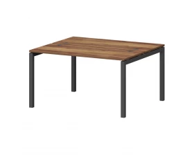 Бенч двойной на металлокаркасе СМС2-П-12К.120.Пр50 1200x1236x750 Смарт (pt) images