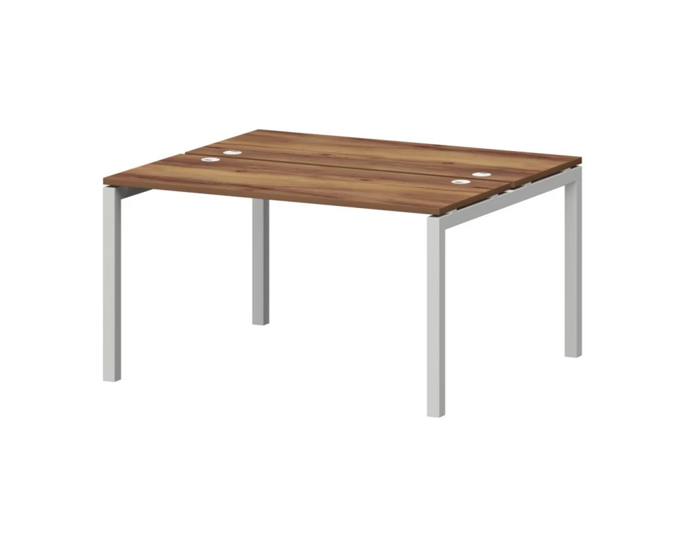 Бенч двойной на металлокаркасе СМС2-П-12К.120.Пр50 1200x1236x750 Смарт (pt)