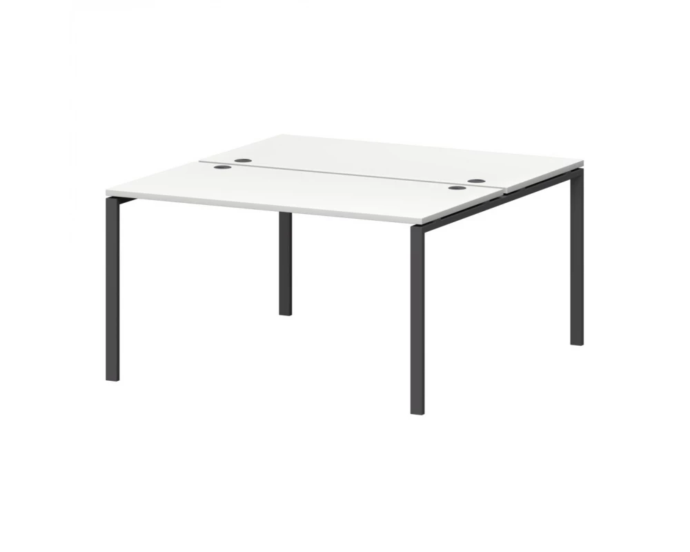 Бенч двойной на металлокаркасе СМС2-П-12К.149.Пр25 1200x1496x750 Смарт (pt)