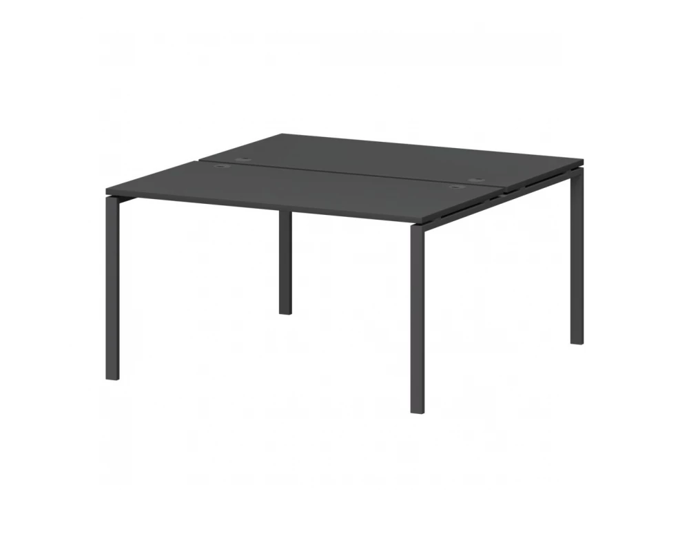 Бенч двойной на металлокаркасе СМС2-П-12К.149.Пр25 1200x1496x750 Смарт (pt)