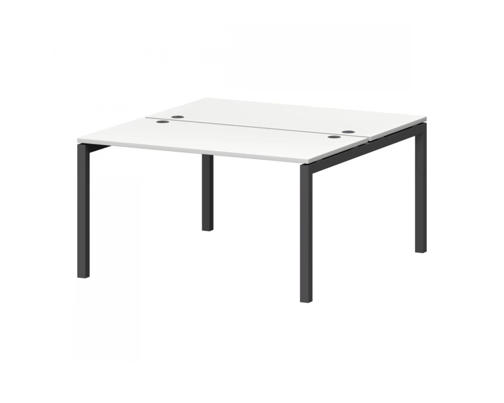 Бенч двойной на металлокаркасе СМС2-П-12К.149.Пр50 1200x1496x750 Смарт (pt)