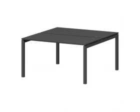 Бенч двойной на металлокаркасе СМС2-П-12К.149.Пр50 1200x1496x750 Смарт (pt) images