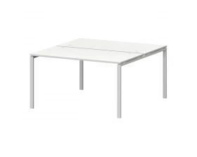 Бенч двойной на металлокаркасе СМС2-П-16К.149.Пр25 1600x1496x750 Смарт (pt) images