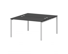 Бенч двойной на металлокаркасе СМС2-П-16К.149.Пр25 1600x1496x750 Смарт (pt) images