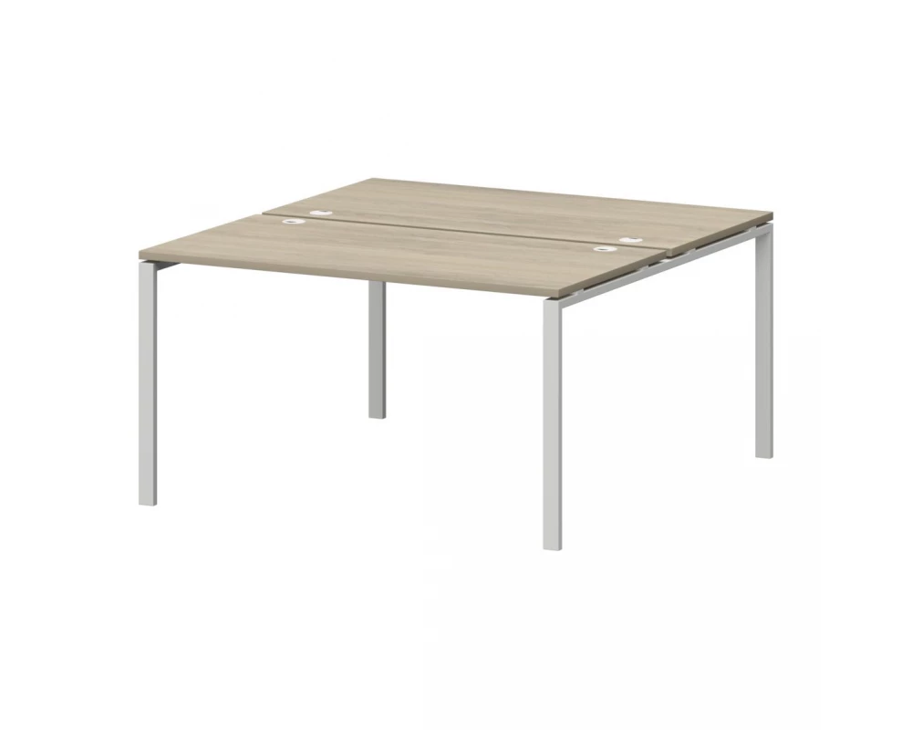 Бенч двойной на металлокаркасе СМС2-П-16К.149.Пр25 1600x1496x750 Смарт (pt)