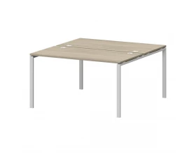 Бенч двойной на металлокаркасе СМС2-П-16К.149.Пр25 1600x1496x750 Смарт (pt) images