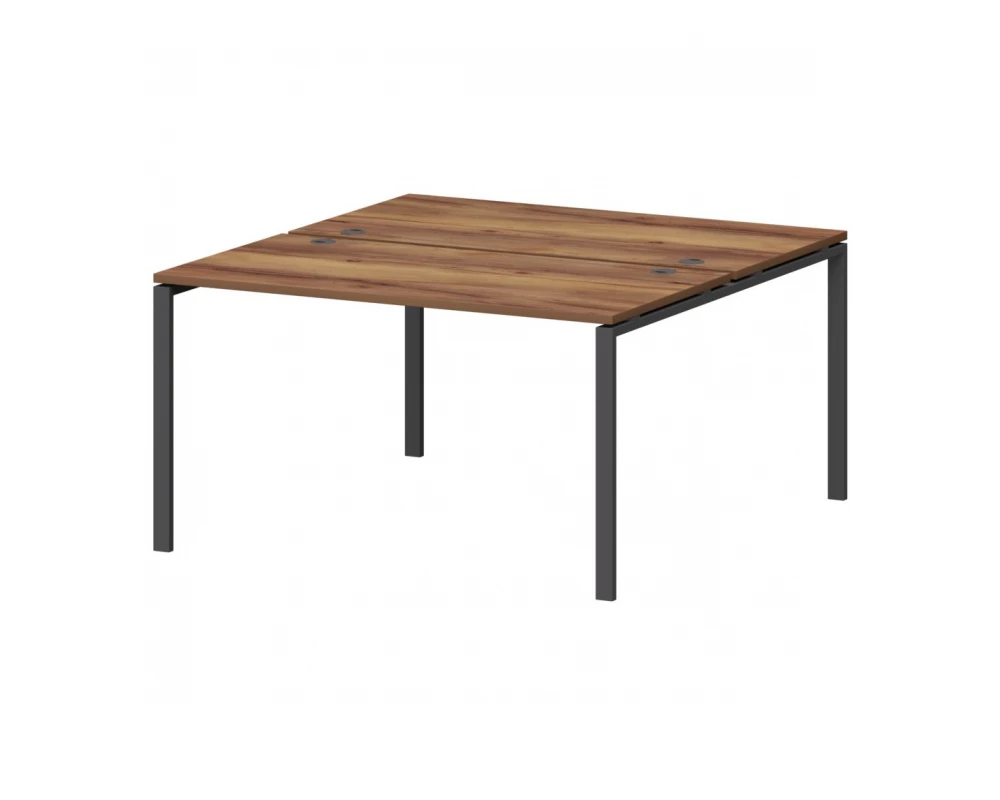 Бенч двойной на металлокаркасе СМС2-П-18К.149.Пр25 1800x1496x750 Смарт (pt)