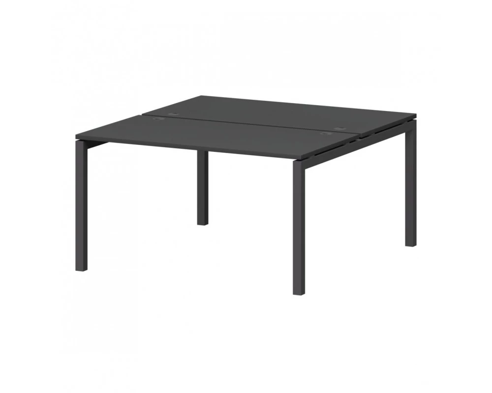 Бенч двойной на металлокаркасе СМС2-П-18К.149.Пр50 1800x1496x750 Смарт (pt)