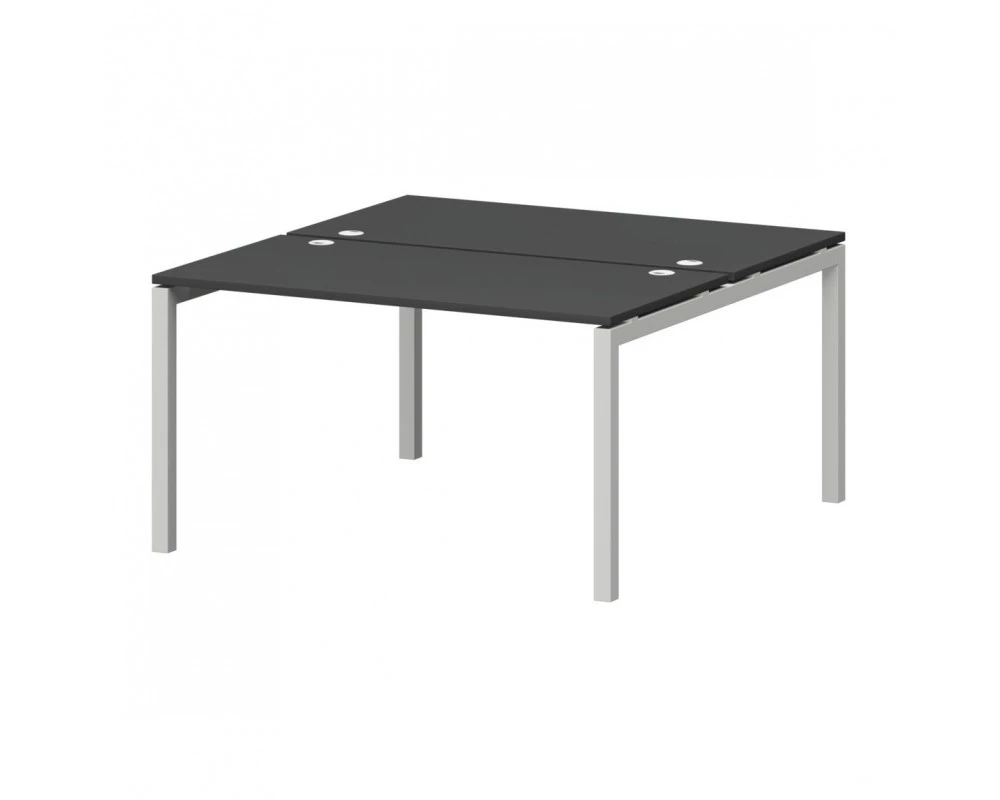 Бенч двойной на металлокаркасе СМС2-П-18К.149.Пр50 1800x1496x750 Смарт (pt)