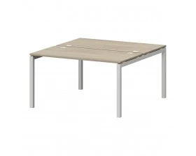 Бенч двойной на металлокаркасе СМС2-П-18К.149.Пр50 1800x1496x750 Смарт (pt) images