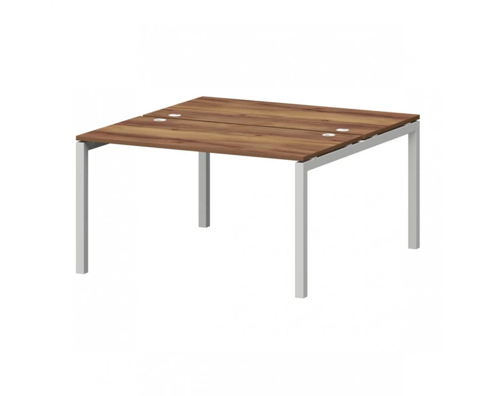 Бенч двойной на металлокаркасе СМС2-П-18К.149.Пр50 1800x1496x750 Смарт (pt)