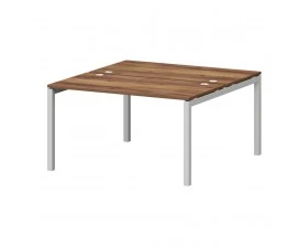 Бенч двойной на металлокаркасе СМС2-П-18К.149.Пр50 1800x1496x750 Смарт (pt) images