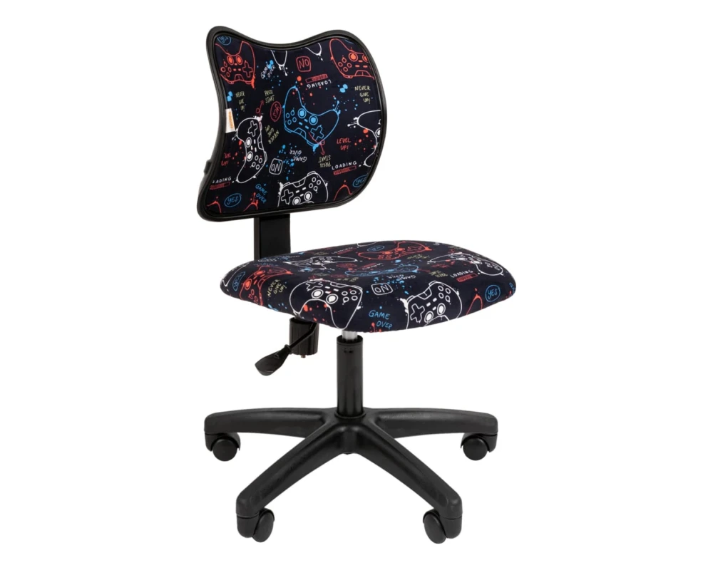 Кресло CHAIRMAN ТИН (Kids) 102 Черный пластик (black)