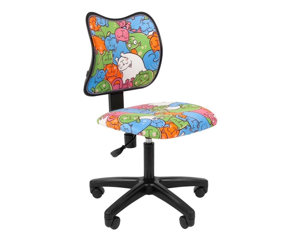 Кресло CHAIRMAN ТИН (Kids) 102 Черный пластик (black)