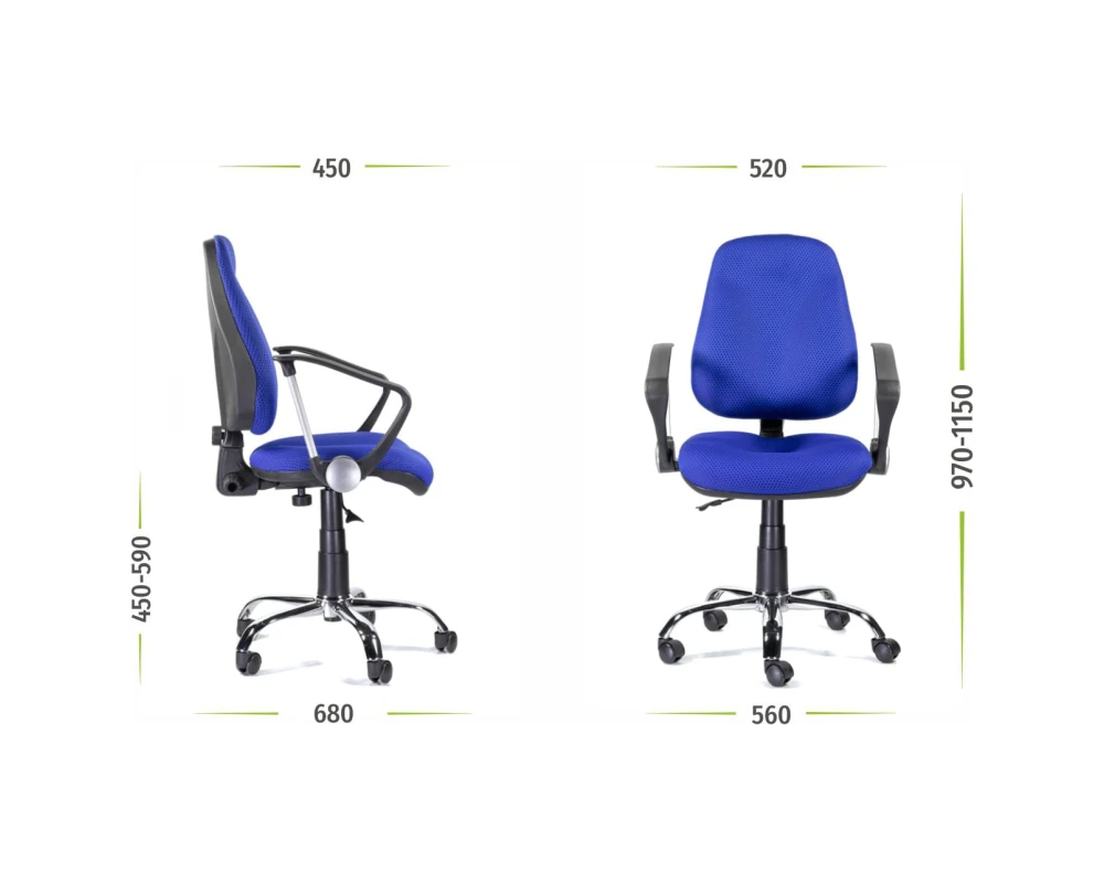 Кресло Сириус С-102 Нептун хром